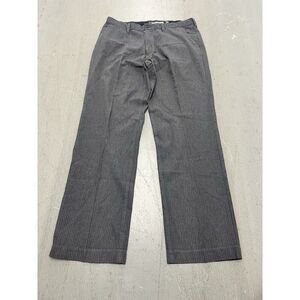 OLD NAVY Men's Gray‎ Pinstriped Loose Khakis Pants Chino 36 x 34